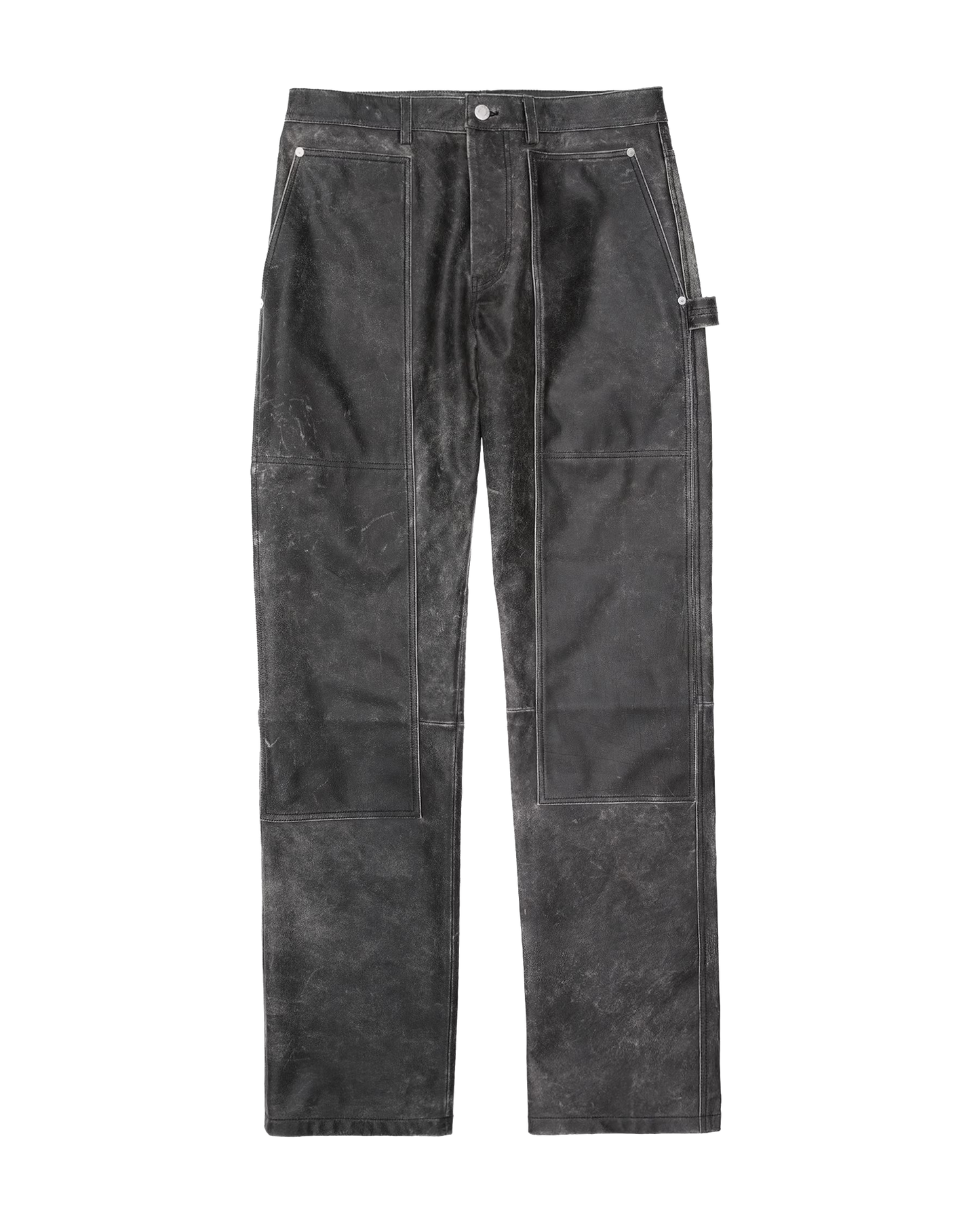 LEATHER CARPENTER PANT